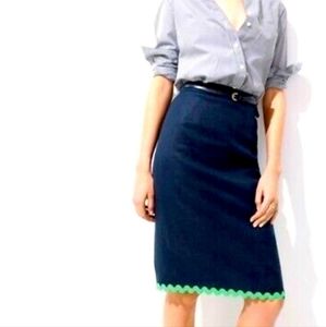 J Crew linen pencil skirt, size 4